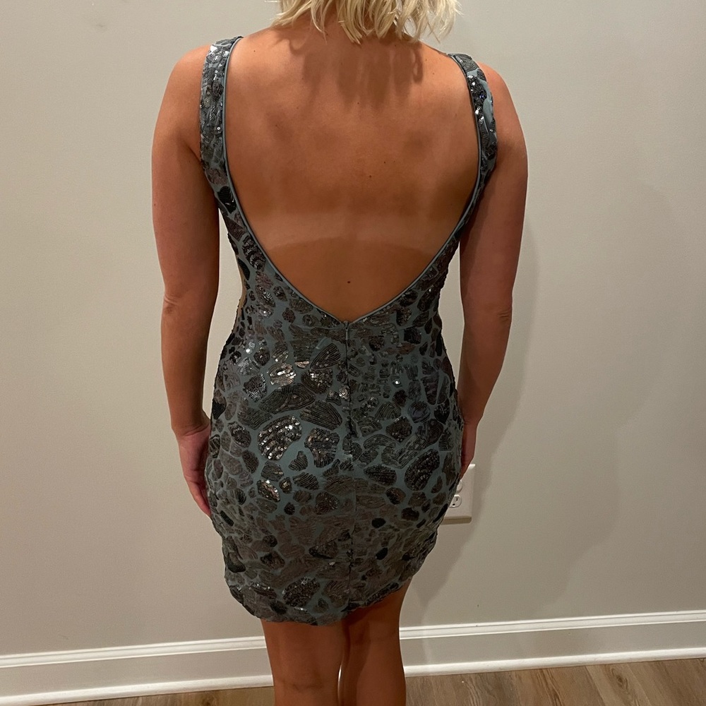 Green Jovani Cocktail Dress